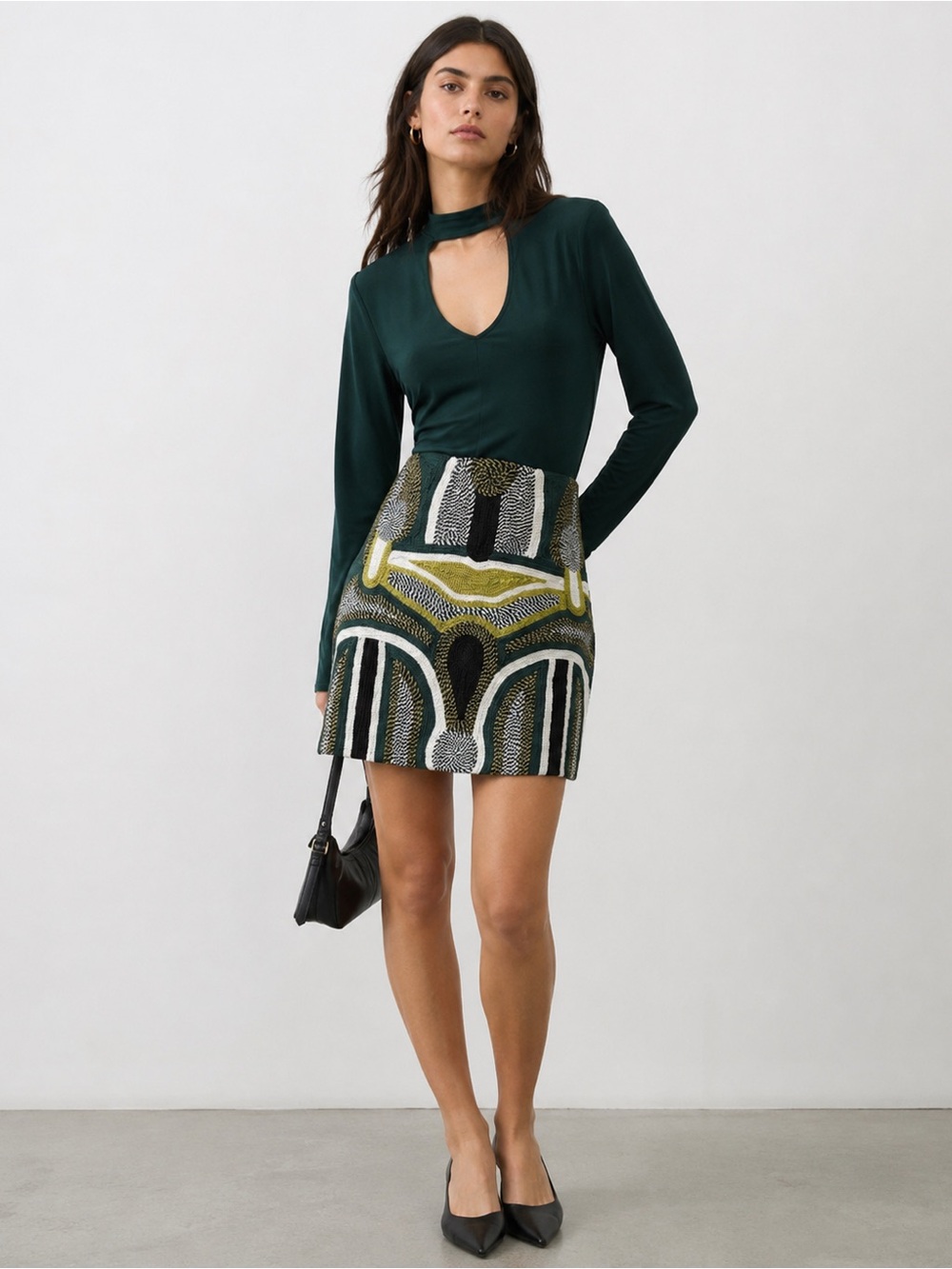 H&M Woven Mini Skirt